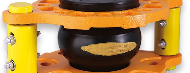 لرزه گیرهای لاستیکی دوقلو ارتعاشات صنعتی ایران 