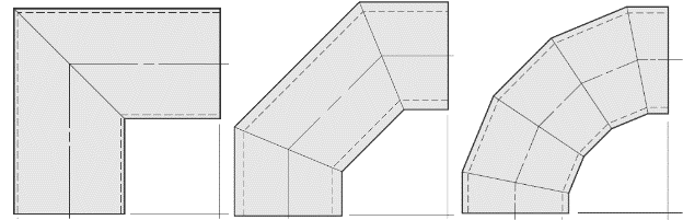 زانو دست ساز MITER BEND