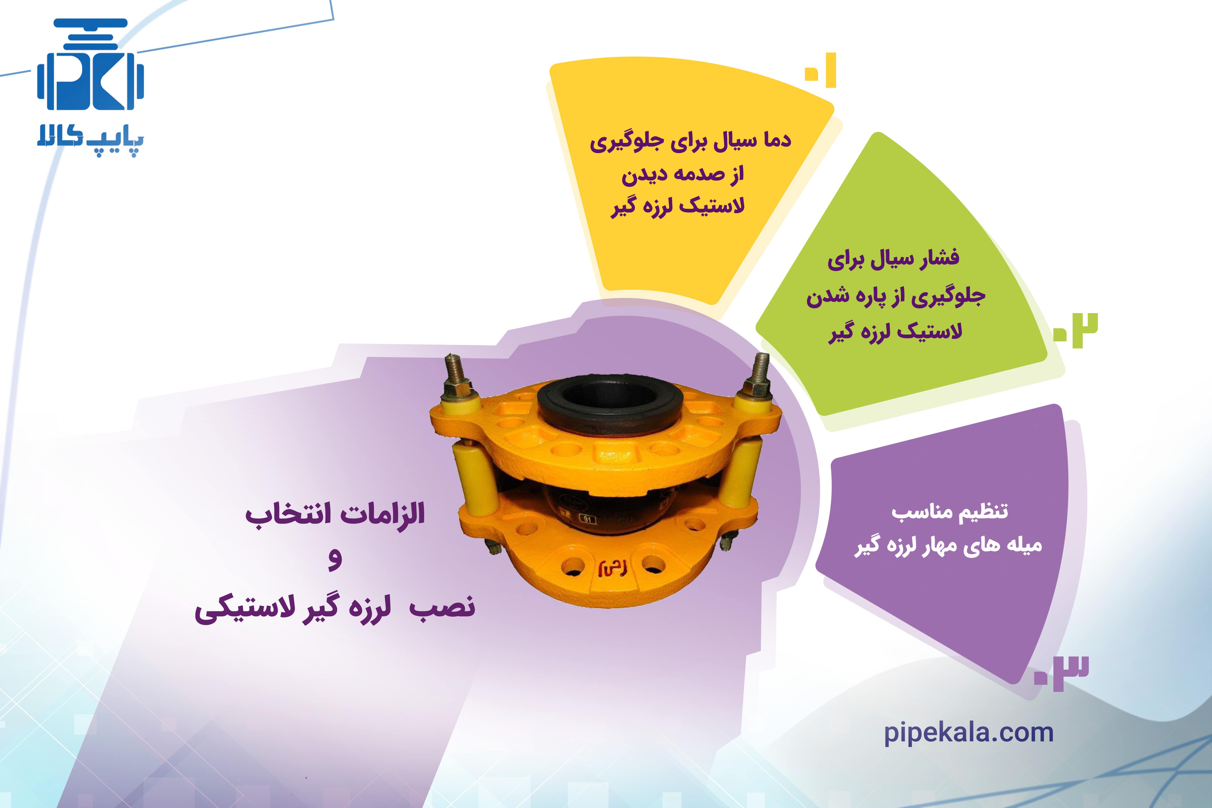 نصب لرزه گیر لاستیکی